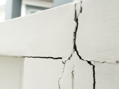 cracked wall